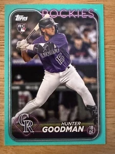 2024 Topps Series 2 - Fanatics Aqua Parallel #432 Hunter Goodman - Picture 1 of 2