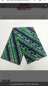 Multicolor African Fabric Wax African Print Ankara Fabrics 6 Yards 100% Cotton - Picture 1 of 1