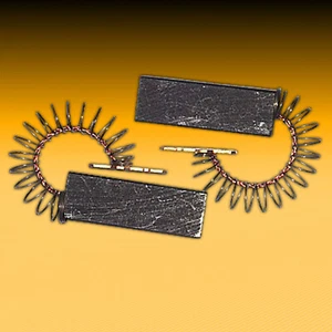1 set spazzole carbone perni carbone carboni motore per Pitsos VARIO 800 E, VARIO 601 E - Foto 1 di 1