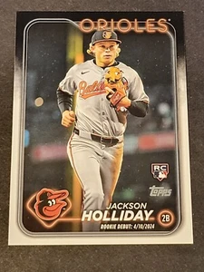 ZWEI 2024 TOPPS UPDATE SERIE BASEBALL ROOKIE DEBUT JACKSON HOLLIDAY #US97 - Bild 1 von 4