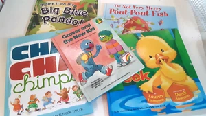 Lot of 5 Children's Story Books New Readers Colorful Illustrations - Picture 1 of 12