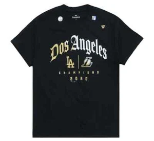 Camiseta de los Angeles 2020 para hombre LA Dodgers y LA Lakers Dos Angeles Championship - Imagen 1 de 1