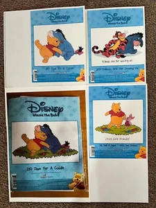 J27 J29 J30 J31 Four Winnie Pooh & Friends cross stitch PATTERNS not kits - Picture 1 of 12