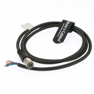 High Flex 6 Pin Hirose Female HR10A-7P-6S Cable for Basler GIGE AVT CCD Camera - Picture 1 of 3