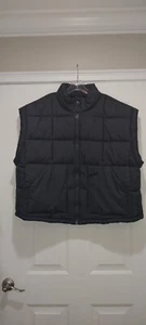 NWOT Fabletics Gray Puffer Full Zip Women's XXL Vrst - Picture 1 of 6