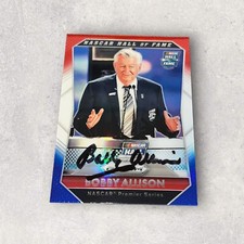 Bobby Allison HALL OF FAMER NASCAR VINTAGE autographed card 2016 PRIZM RWB HOF