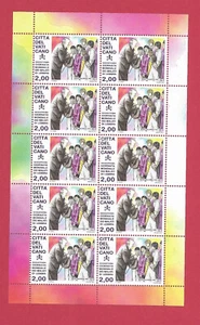 (FS537) Vaticano Hojas completas 2013 Raoul Follereau: Lepra 2MNH - Imagen 1 de 1