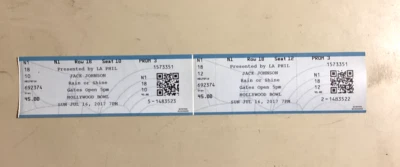 JACK JOHNSON - 7/16/2017 - Hollywood Bowl - Hollywood, CA - Image 1 of 2