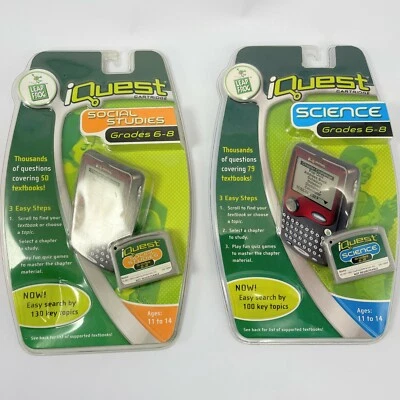LeapFrog iQuest Science & Social Studies Cartridge Grades 6-8  Ages 11-14  - Image 1 of 2
