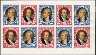 Scott #3856b Lewis & Clark Booklet Pane of 10 Stamps - MNH (Backing 2) - Image 1 of 2