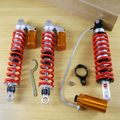 Stage 3 Front & Rear Shocks Suspension For Honda TRX450R YFZ450 TRX400EX Yamaha - Image 1 of 4