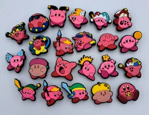 Kirby Crocs Zapatos Dijes Jibbitz Set Lote de 22 Personajes Nintendo Surtidos - Imagen 1 de 4