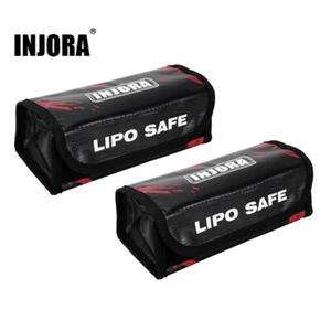 INJORA 2PCS LiPo Battery Safe Bag Storage Pouch (185*75*65mm) - Picture 1 of 7
