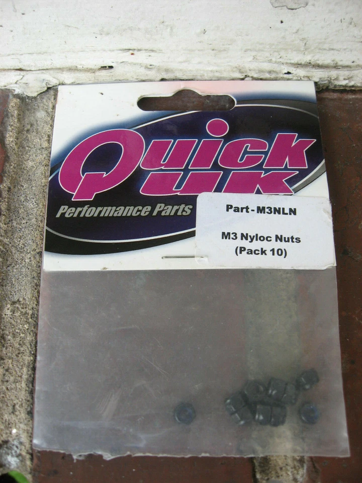 Quickuk M3 NYLOC NUTS (3mm)-10 pcs - Image 1 of 1