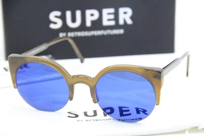 НОВЫЙ SUPER ОТ RETROSUPERFUTURE D72/3/H6/A/2 ПОДЛИННЫЙ СОЛНЦЕЗАЩИТНЫЕ ОЧКИ С ЧЕХЛОМ 51-22 - Изображение 1 из 3