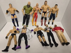 10 Mattel WWE Elite und andere ACTIONFIGUREN KONVOLUT 10 Hulk Hogan Goldberg Cena - Bild 1 von 5