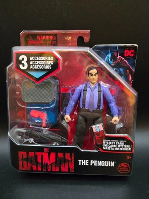 Figura de acción The Batman DC Penguin & Batman Spin Master 3,75" nueva en caja Foto 1 de 4