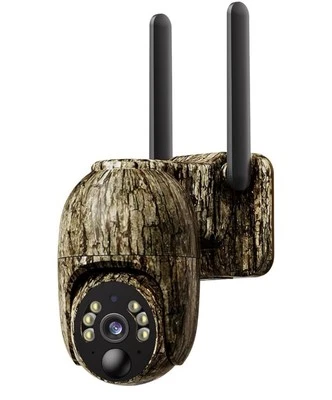 4G LTE Cellular Trail Cameras 2K 360° View Live Streaming Game Camera Built-In S - Image 1 of 4