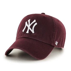'47 Brand MLB Clean Up Strapback Cap New York Yankees maroon - Bild 1 von 2