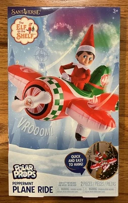 The Elf on the Shelf - Paseo en avión menta - Elf no incluido - Nuevo en paquete Foto 1 de 4