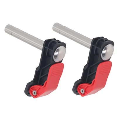 2x Woodworking Quick Press Stainless Steel Bench Dog Clamp Desktop Chute Clamp - Image 1 of 4