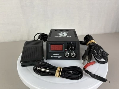 Fuente de alimentación digital para tatuajes Solong pantalla LCD P142-2 Foto 1 de 4