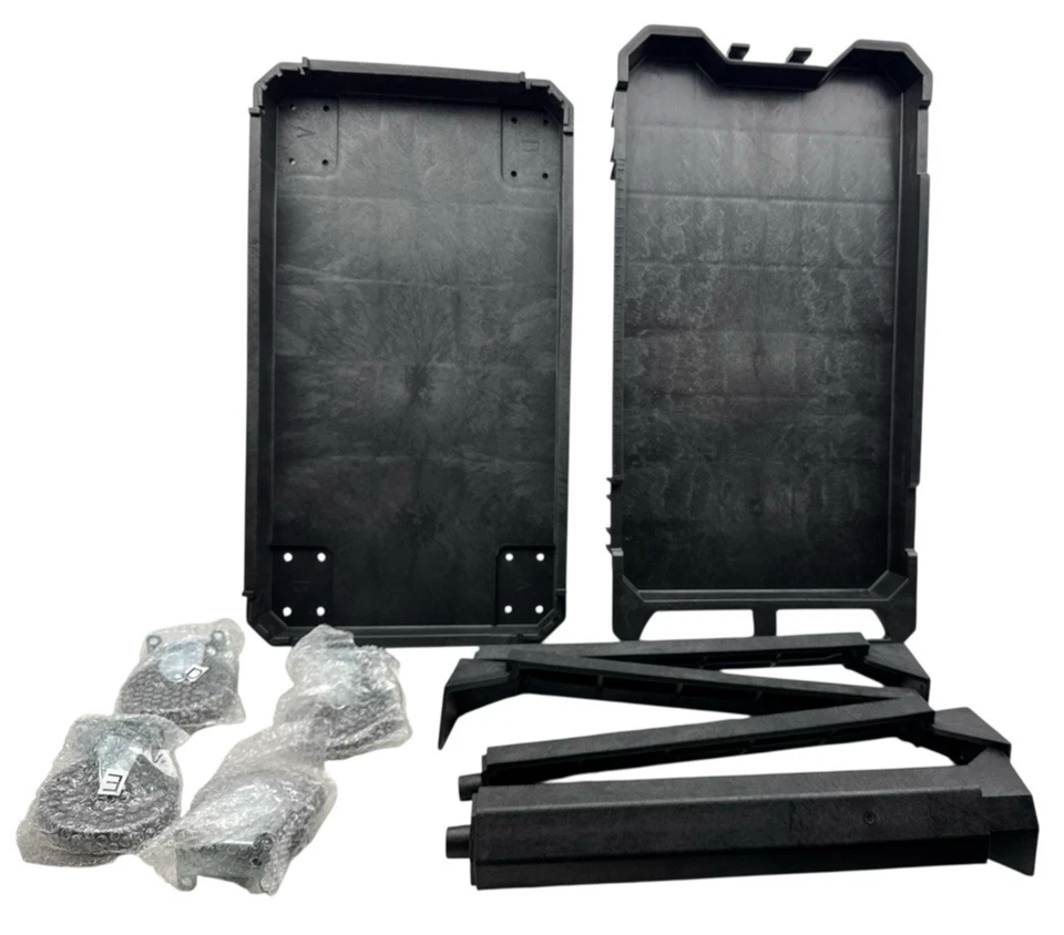 Husky 2-Tier Storage Utility Cart 4-Wheeled Missing Hardware 1000005206 - Image 1 of 4