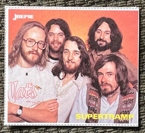 Supertramp - scarce 1970s Joepie Sticker Card - Picture 1 of 2