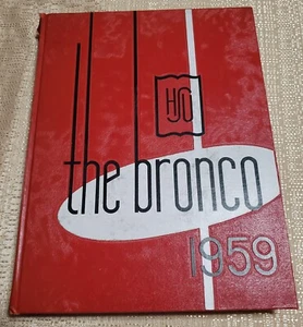 Used The Bronco 1959 Hardin Simmons University HSU Yearbook Annual Abilene TX - Picture 1 of 13
