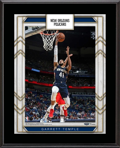 Garrett Temple New Orleans Pelicans 10.5" x 13" Player Plaque Cover