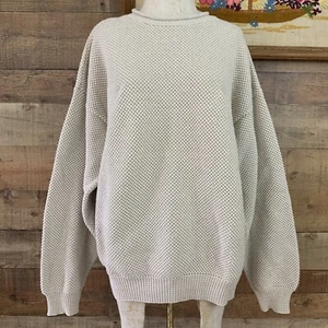 Vintage 1980’s American Spirit 100% Cotton Grandpa Sweater Size XL USA - Picture 1 of 9