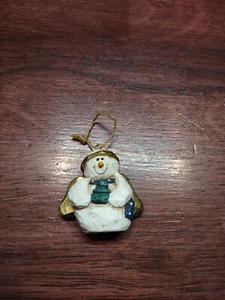 Eddie Walker Mini Engel Schneemann mit Baumschmuck Weihnachten Midwest Kanone - Bild 1 von 3