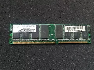 Super Elixir 256MB , PC-3200 , DDR , 184 Pin , Model # M1U25664DS88C3G-5T - Picture 1 of 3