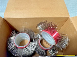 6 X MONTIPOWER BB-102 Stainless Steel 23mm Bristle Blaster Belt / USBU-160-23 - Picture 1 of 4