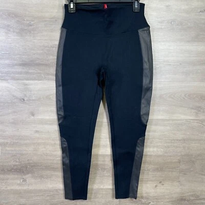 Леггинсы женские Spanx средние кожаные панель понте формирующие богемное повседневные 20135R - Изображение 1 из 4