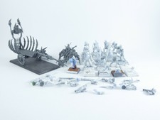 Corpse Cart - Leichenkarren + 15 x Zombies - teilweise grundiert -