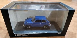 Norev 1/43 Honda Civic 1200 RS 1974 Blue Model Car - Picture 1 of 4