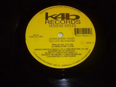 MAYDIE MYLES - You got me forever - USA 4-track 12" Vinyl Single - Image 1 of 4