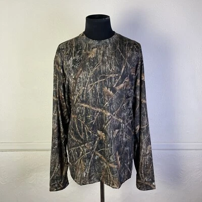 Gander Mountain Guide Series Shirt Mens XL Green Camo Performance Baselayer - Image 1 of 4