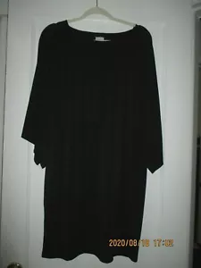 CHICO'S + VESTIDO DE MUJER + NEGRO + TALLA DE CHICO 2 + SIN CORDONES + ELÁSTICO + ESCOTE DE CUCHARA - Imagen 1 de 6