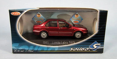 SOLIDO 1999 Lancia Lybra (Dark Red Metallic) 1/43 Scale Diecast Model NEW, RARE! - Image 1 of 4