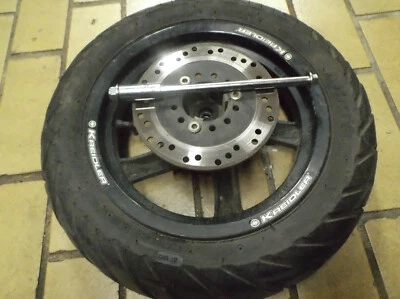 Vorderrad komplett Bremsscheibe Achs Reifen 110/70-12 Kreidler RMC-G 50 2Takter  - Bild 1 von 4