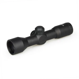 Hunting Rifle Scope 4X32 Compact Rangefinder Reticle Sight With Ring Mounts - Picture 1 of 7