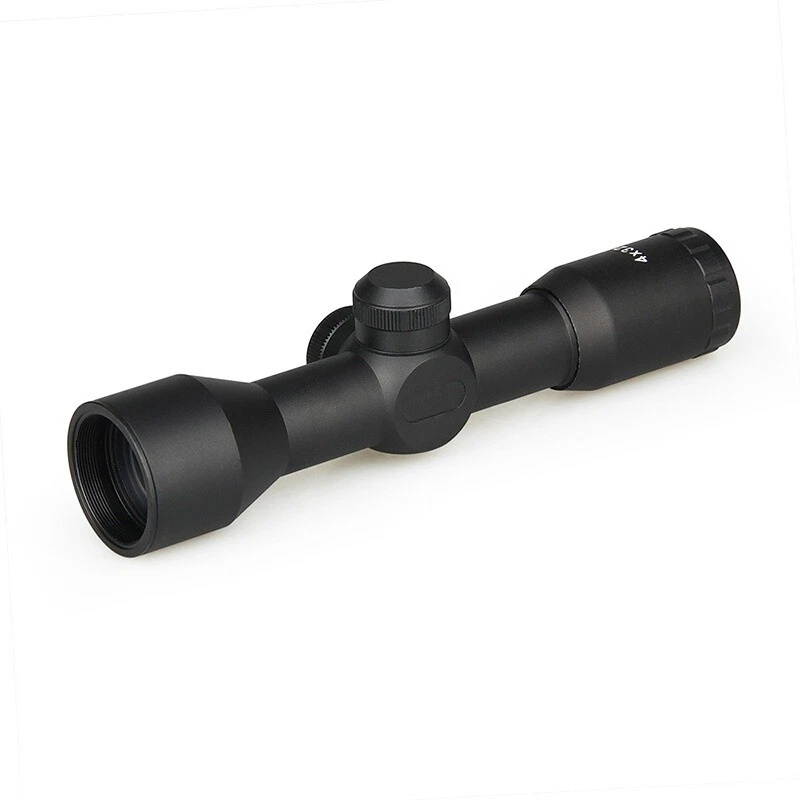 Hunting Rifle Scope 4X32 Compact Rangefinder Reticle Sight With Ring Mounts - Image 1 of 4