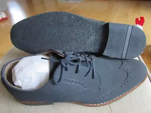 Herrenschuhe 42 Wildleder blau NEU - Bild 1 von 1