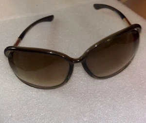 Tom Ford Butterfly Sunglasses TF76 Raquel 38F Transparent Bronze . - Picture 1 of 5