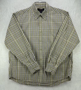 Camisa Alexander Julian Para Hombre Talla L Manga Larga Algodón Abotonada Colorida A Cuadros - Imagen 1 de 8