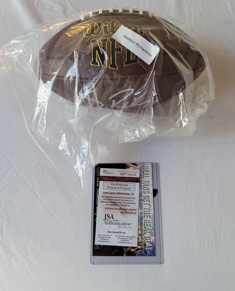 Sheldon Richardson SIGNED NFL Football Cleveland Browns AUTOGRAPHED  - Image 1 of 4