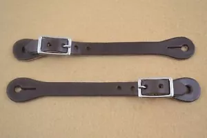 Kids Spur Straps - 1/2" - Burgundy - 1 Pair (E516) - Picture 1 of 1