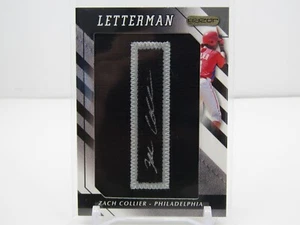 ZACH COLLIER 2008 RAZOR LETTERMAN PATCH AUTOGRAPH AUTO! #2/5! SSP! PHILLIES! - Picture 1 of 2